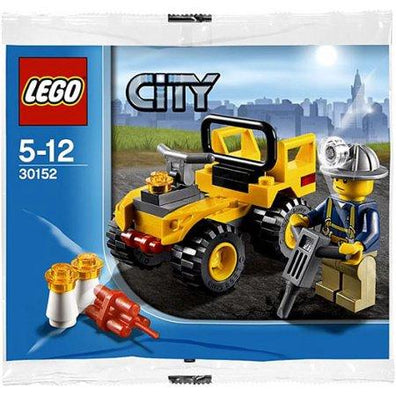 LEGO Set-Mining Quad (Polybag)-Town / City / Construction-30152-1-Creative Brick Builders